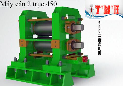 Máy cán nóng 2 trục 450 - Máy Sản Xuất Thép TMH - Công Ty TNHH Thương Mại Thiết Bị Công Nghệ TMH Việt Nam